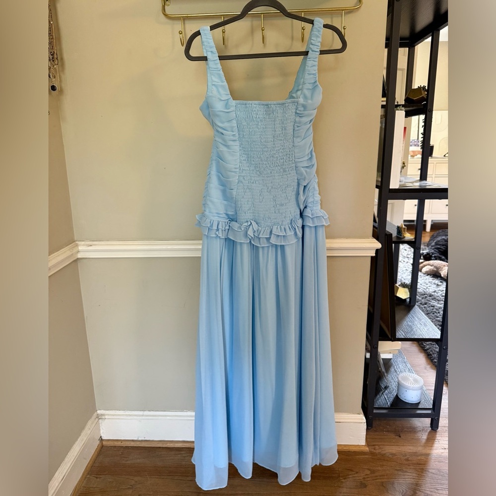 Hello Molly Shoreline Luxe Maxi Dress Blue - Picture 7 of 8